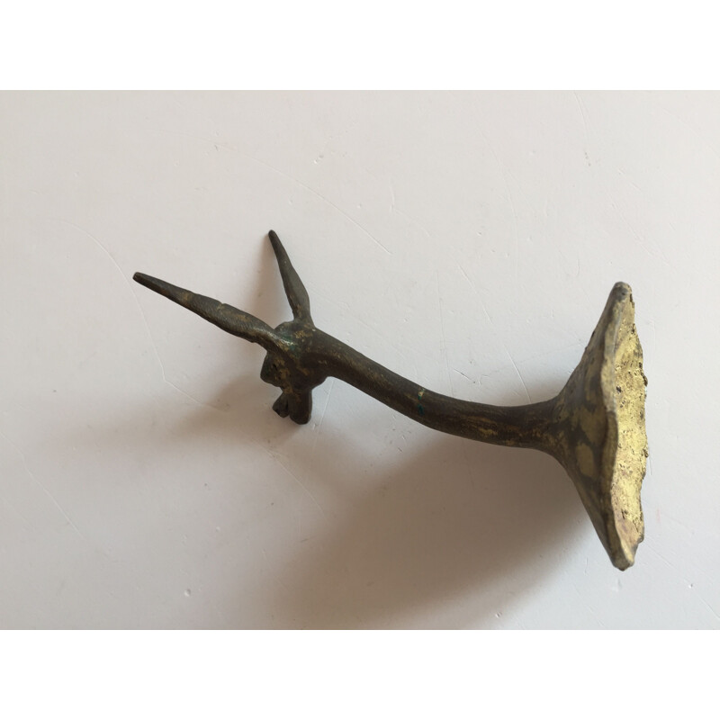 Vintage Wall Decoration Gazelle shape of Wallet in Bronze