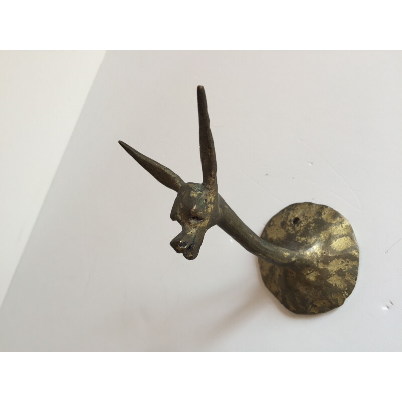 Vintage Wall Decoration Gazelle shape of Wallet in Bronze