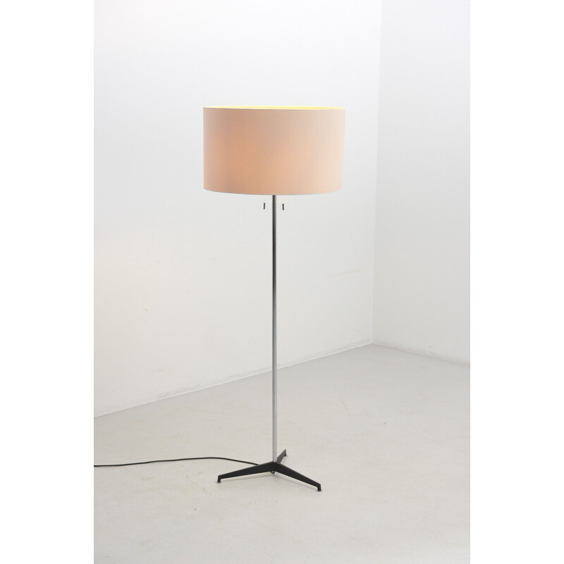 Vintage Floor Lamp with Cross Foot by Staff Leuchten, Germany - 1960s