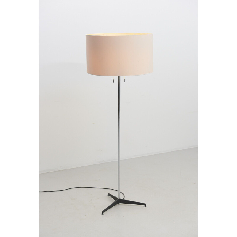 Vintage Floor Lamp with Cross Foot by Staff Leuchten, Germany - 1960s