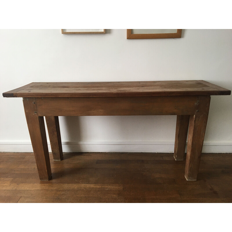 Vintage workbench or 1950's console