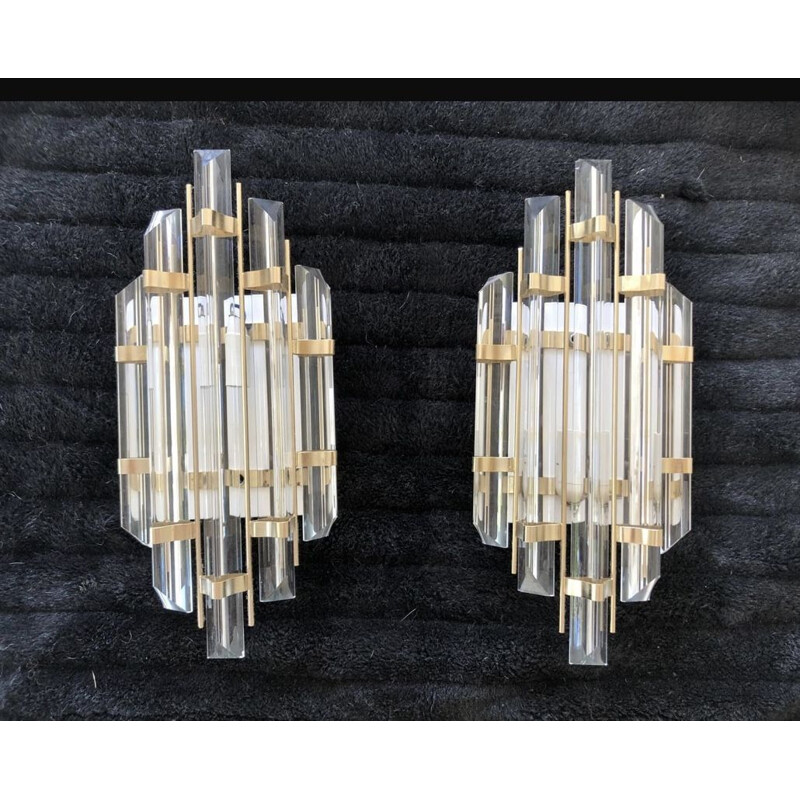 Pair of Sconces vintage by Venini, 1980s