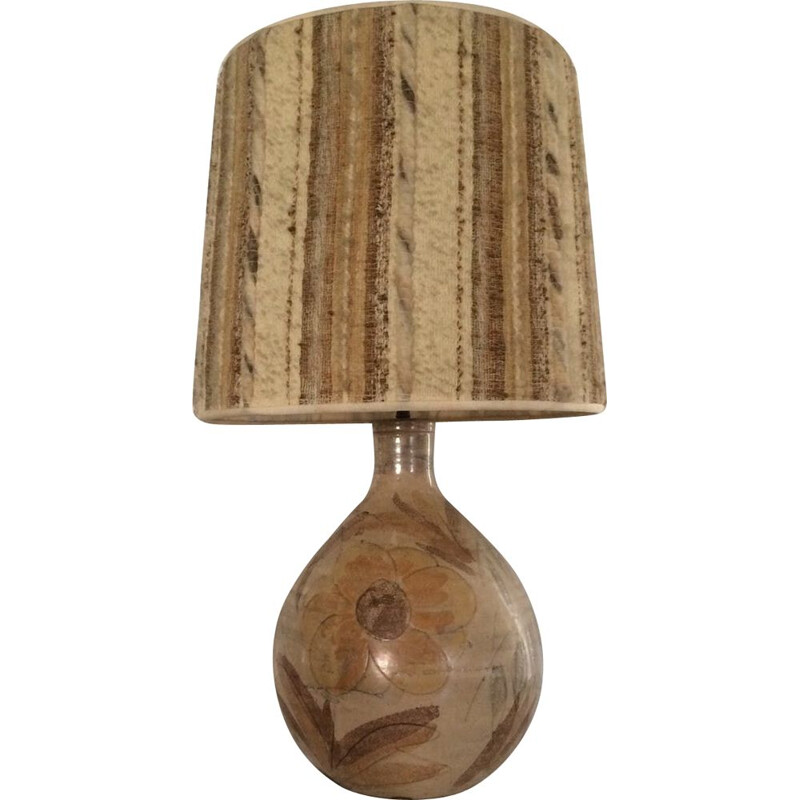 Lampe vintage en céramique Vallauris