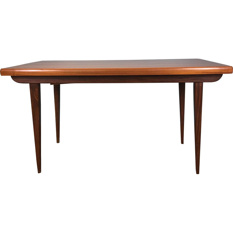 Vintage teak and walnut table 1960