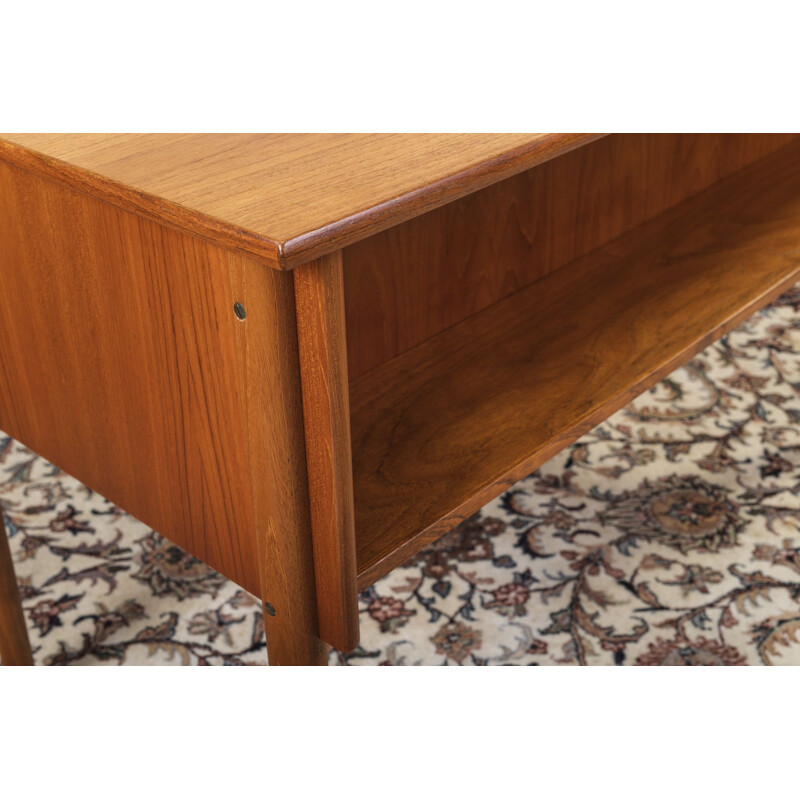 Vintage teak desk Danish 1960s