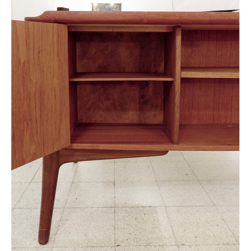 Vintage Sven Aage Madsen teak desk for Sigurd Hansen - Denmark, 1960