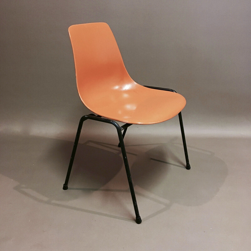 Ensemble de 6 chaises vintage Georg Leowald 1960