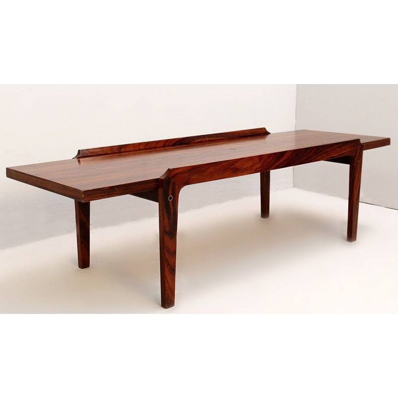 Vintage rosewood coffee table Italian