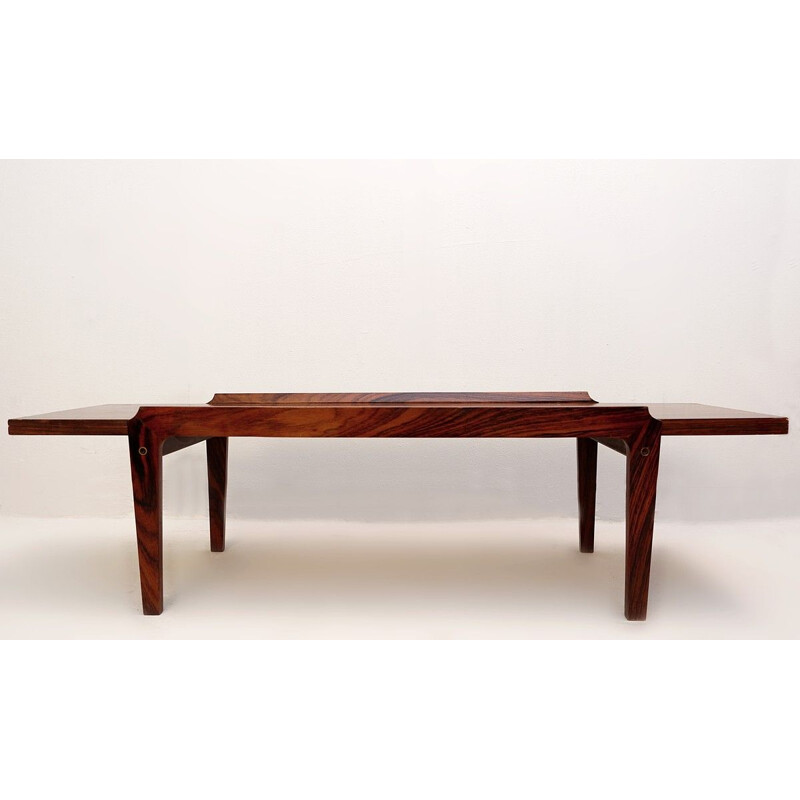 Vintage rosewood coffee table Italian