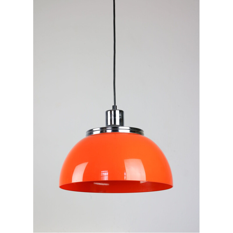 Vintage Faro pendant lamp by Luigi Massoni from Guzzini, 1960s