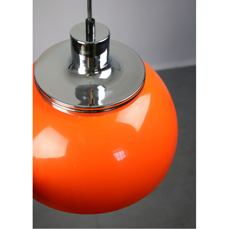 Vintage Faro pendant lamp by Luigi Massoni from Guzzini, 1960s