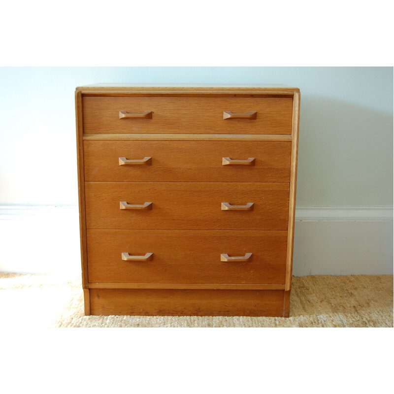 Vintage Oak Chest of Drawers for G-Plan E Gomme Brandon 1950s