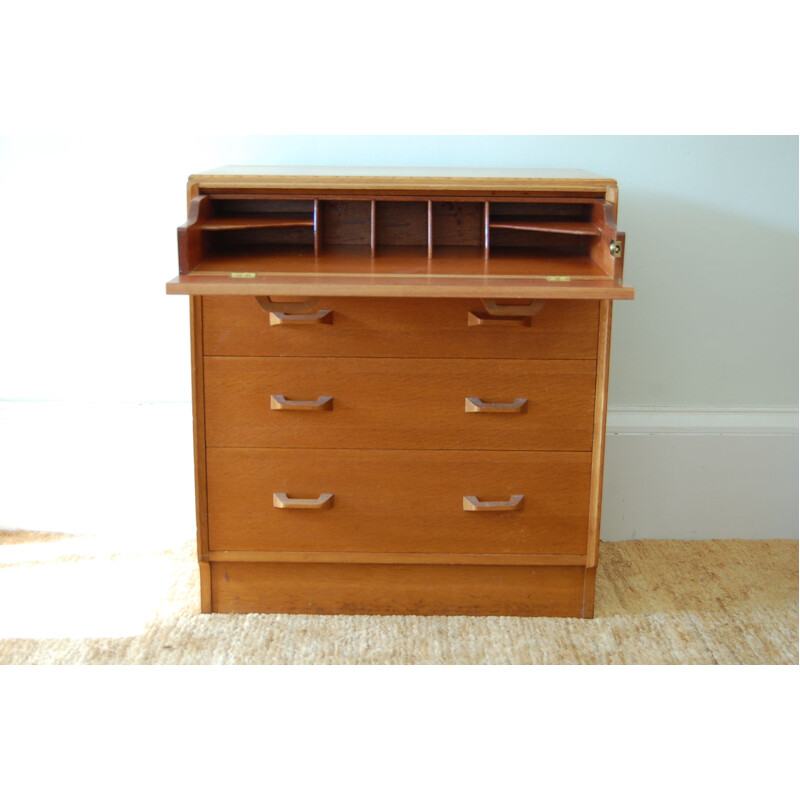 Vintage Oak Chest of Drawers for G-Plan E Gomme Brandon 1950s