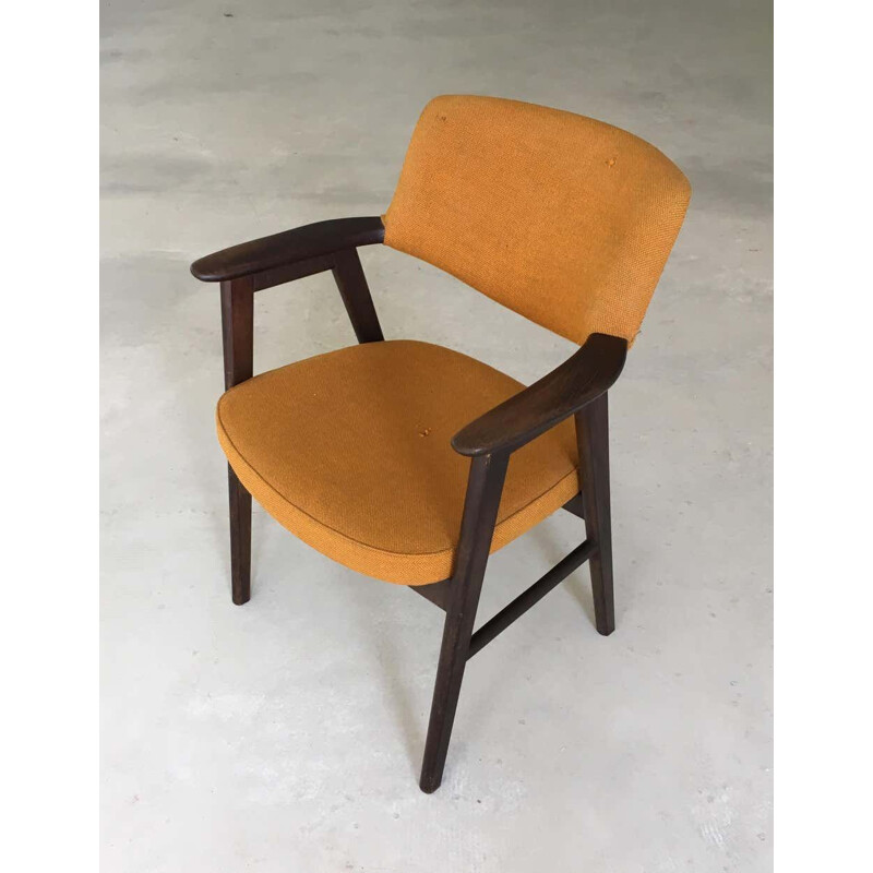 Vintage Desk Chair in Tanned Oak Erik Kirkegaard Danish 1960s