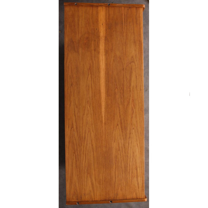 Vintagr oak chest of drawers model U-458 by Jiri Jiroutek, 1960
