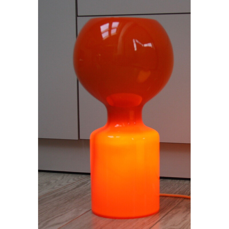 Philips orange table or desk lamp, Jean Paul EDMONDS ALT - 1970s