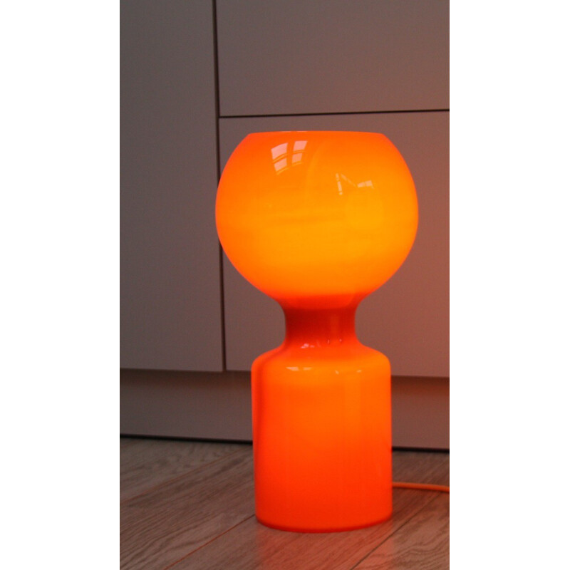 Lampe à poser Philips vintage orange, Jean Paul EDMONS ALT - 1970