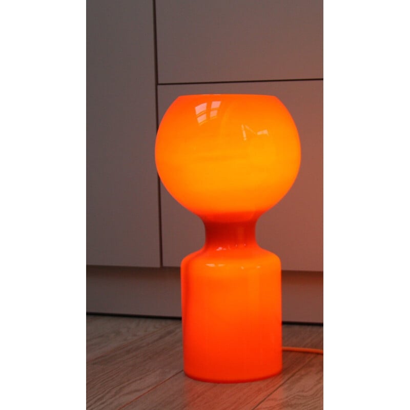 Philips orange table or desk lamp, Jean Paul EDMONDS ALT - 1970s