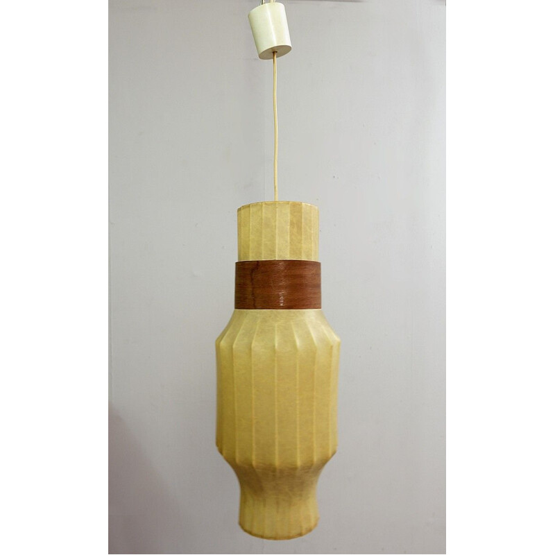 Vintage Cocoon Hanging lamp Italy 1960