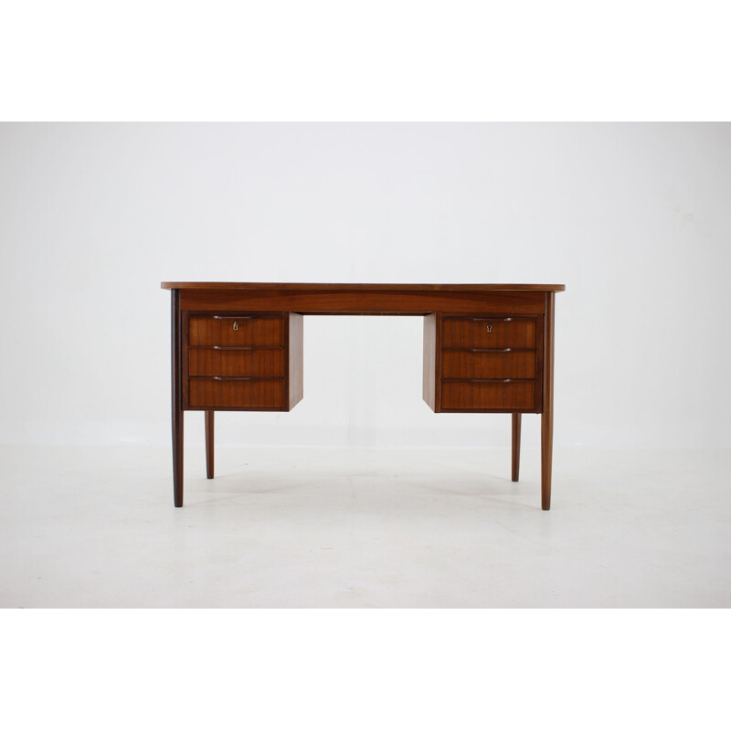 Vintage Teak Writing Desk Danish 1960s 