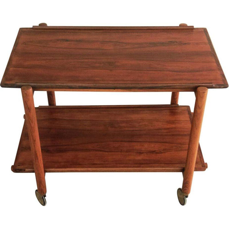 Vintage Modular Rosewood Bar Table Poul Hundevad Danish 1960s 