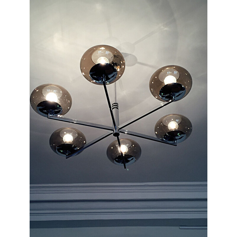 Vintage chandelier Gaetano Sciolari 1970