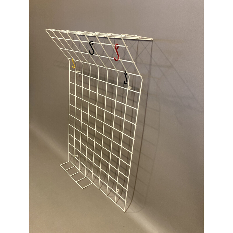 Vintage metal modular coat rack 1950s