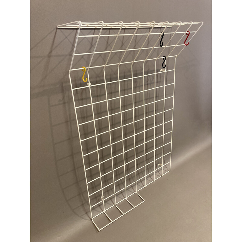 Vintage metal modular coat rack 1950s