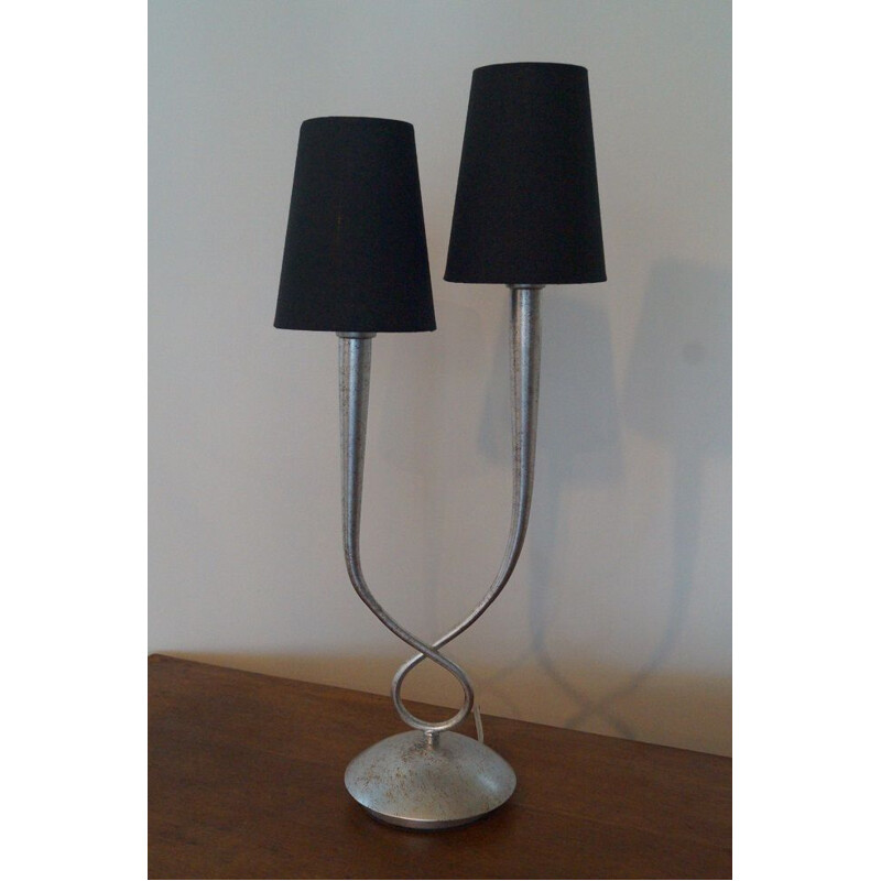 Vintage metal lamp 1990