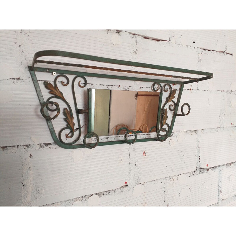 Vintage coat rack wall-mounted wardrobe