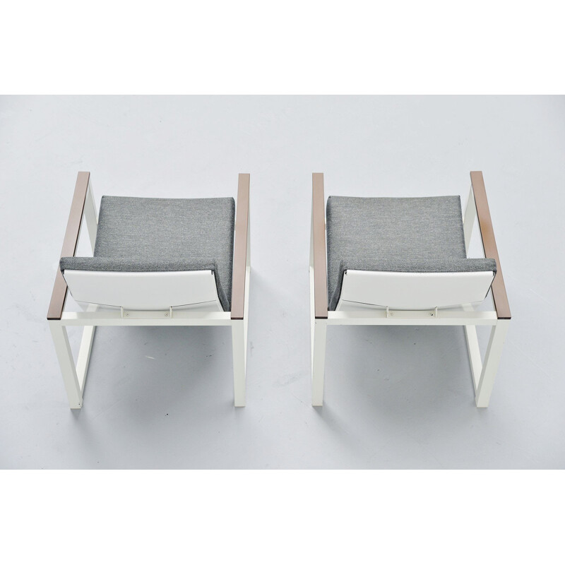 Pair of Vintage lounge chairs Pilastro by Friso Kramer & Tjerk Reijenga 1965
