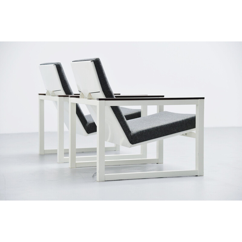 Paire de fauteuils lounge Vintage Pilastro de Friso Kramer & Tjerk Reijenga 1965