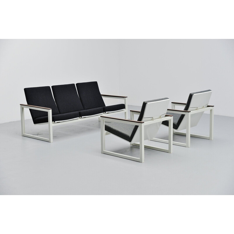 Pair of Vintage lounge chairs Pilastro by Friso Kramer & Tjerk Reijenga 1965