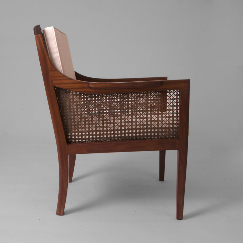 Paire de fauteuils vintage Bergere danois 1940