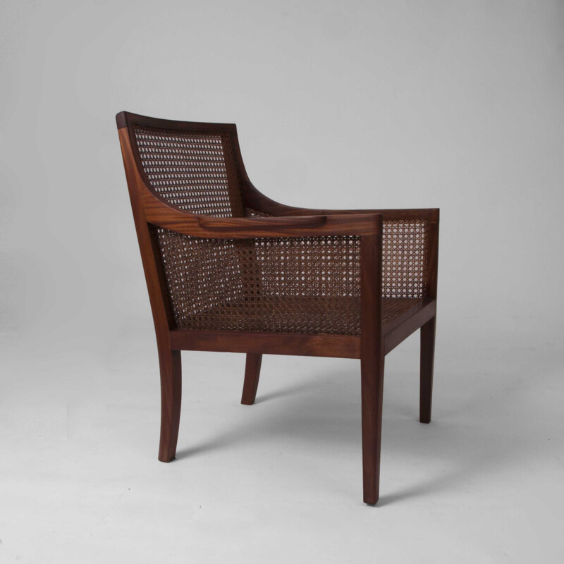 Paire de fauteuils vintage Bergere danois 1940