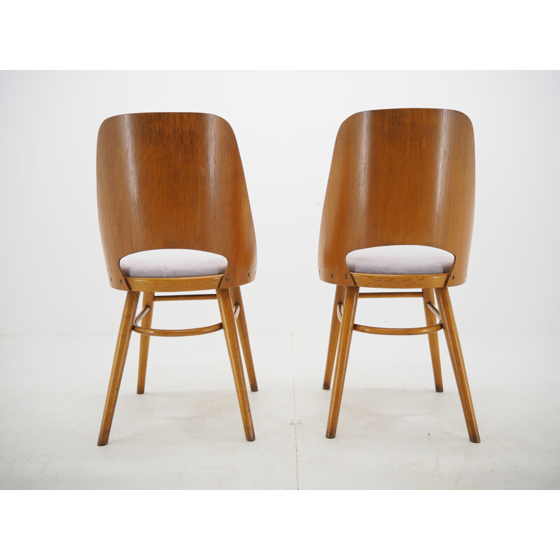 Paar vintage stoelen, Ton, ontworpen door Oswald Haerdtl 1950