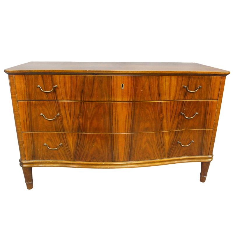 Vintage Mahogany Chest Of Drawers, 1950s