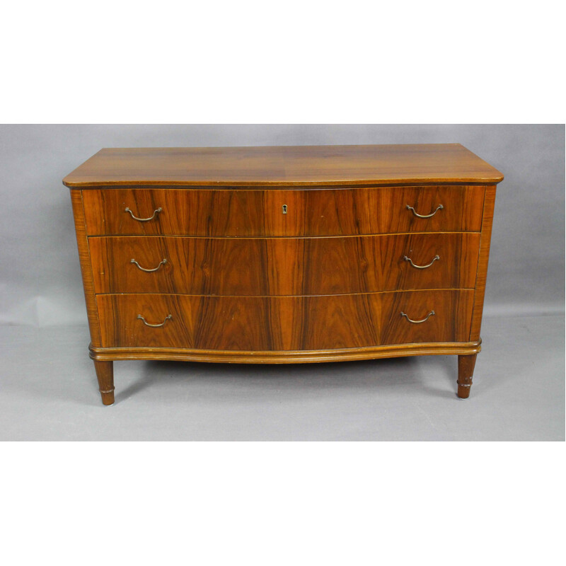 Vintage Mahogany Chest Of Drawers, 1950s