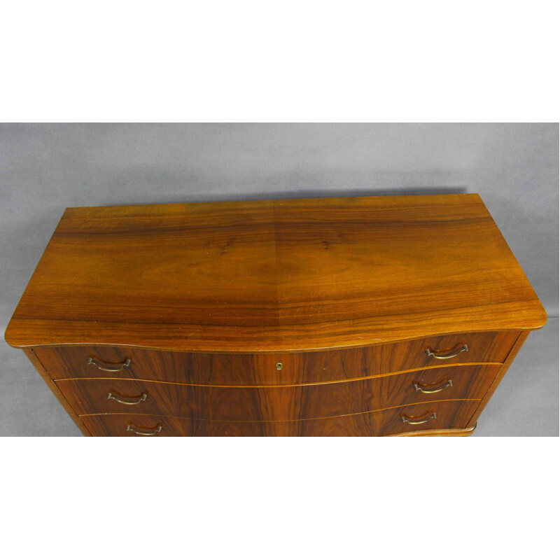 Vintage Mahogany Chest Of Drawers, 1950s