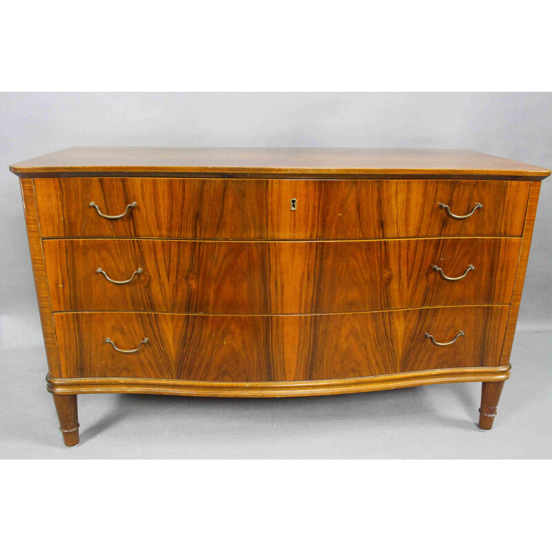 Vintage Mahogany Chest Of Drawers, 1950s