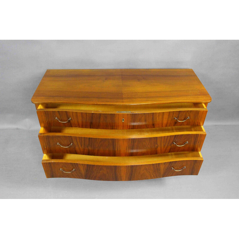 Vintage Mahogany Chest Of Drawers, 1950s