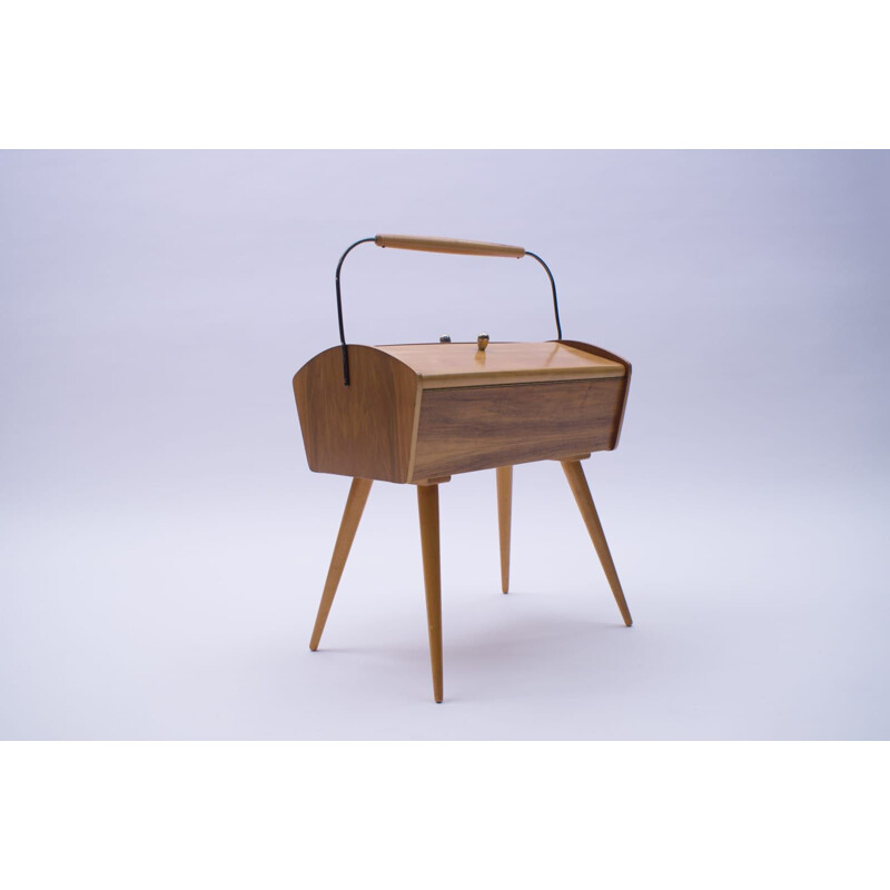 Mid-Century Sewing Box, Scandinavian 1950s