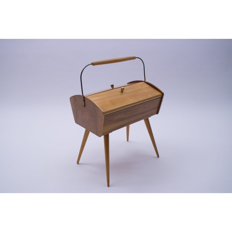 Mid-Century Sewing Box, Scandinavian 1950s