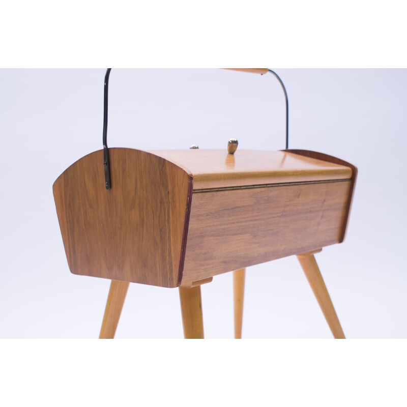 Mid-Century Sewing Box, Scandinavian 1950s