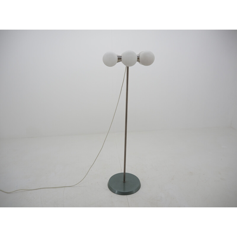 Midcentury Floor Lamp from Kamenicky Senov, Sputnik,  Czechoslovakia, 1970s