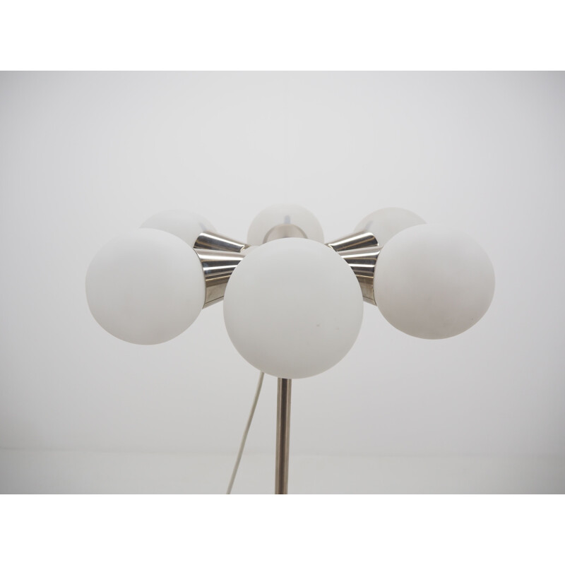 Midcentury Floor Lamp from Kamenicky Senov, Sputnik,  Czechoslovakia, 1970s