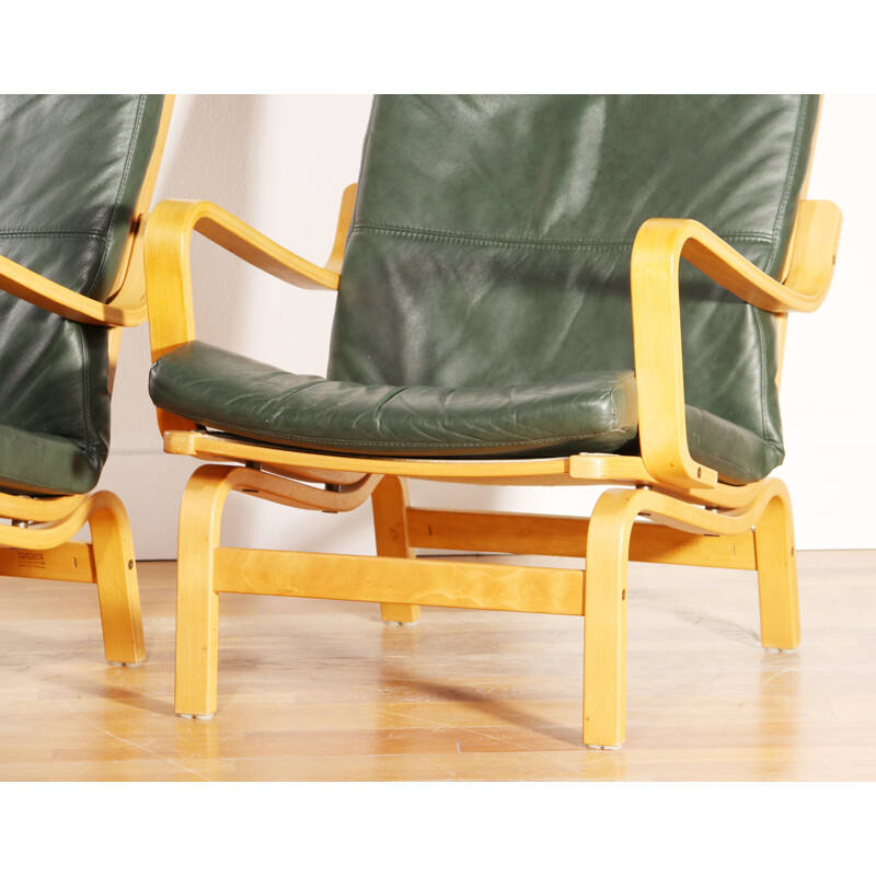 Pair of "Contino" lounge chairs, Yngve EKSTROM - 1980s