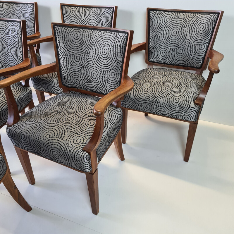 Set of 6 Mid-Century armchairs by W. Kuyper drawing Dutch 1953