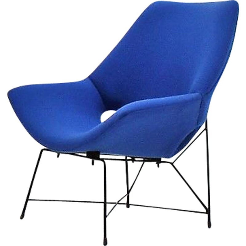 Vintage Kosmos armchair, by Augusto Bozzi Saporiti 1954