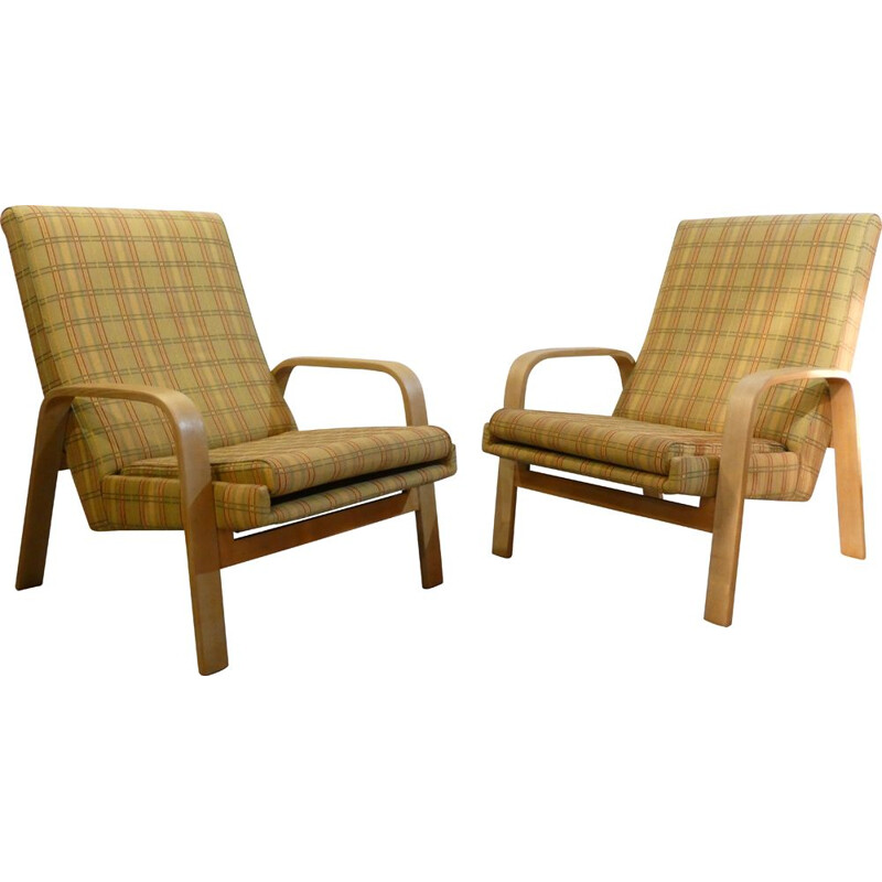 Pair of Vintage Armchairs ARP 642 by Steiner 1960